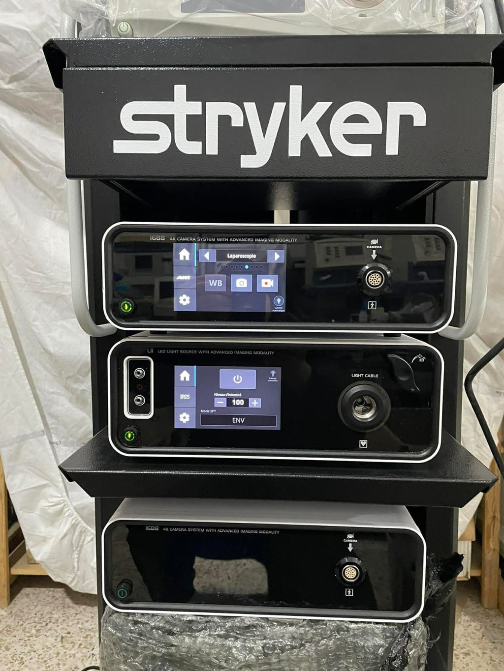 Stryker 1688 Laparoscopy Tower – Complete Professional Surgical Imaging Solution